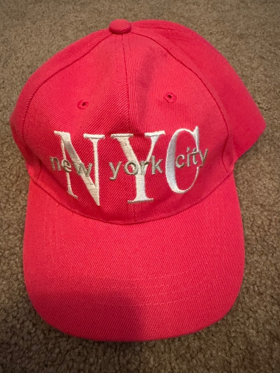 Accessories - Hot pink New York City souvenir ball cap